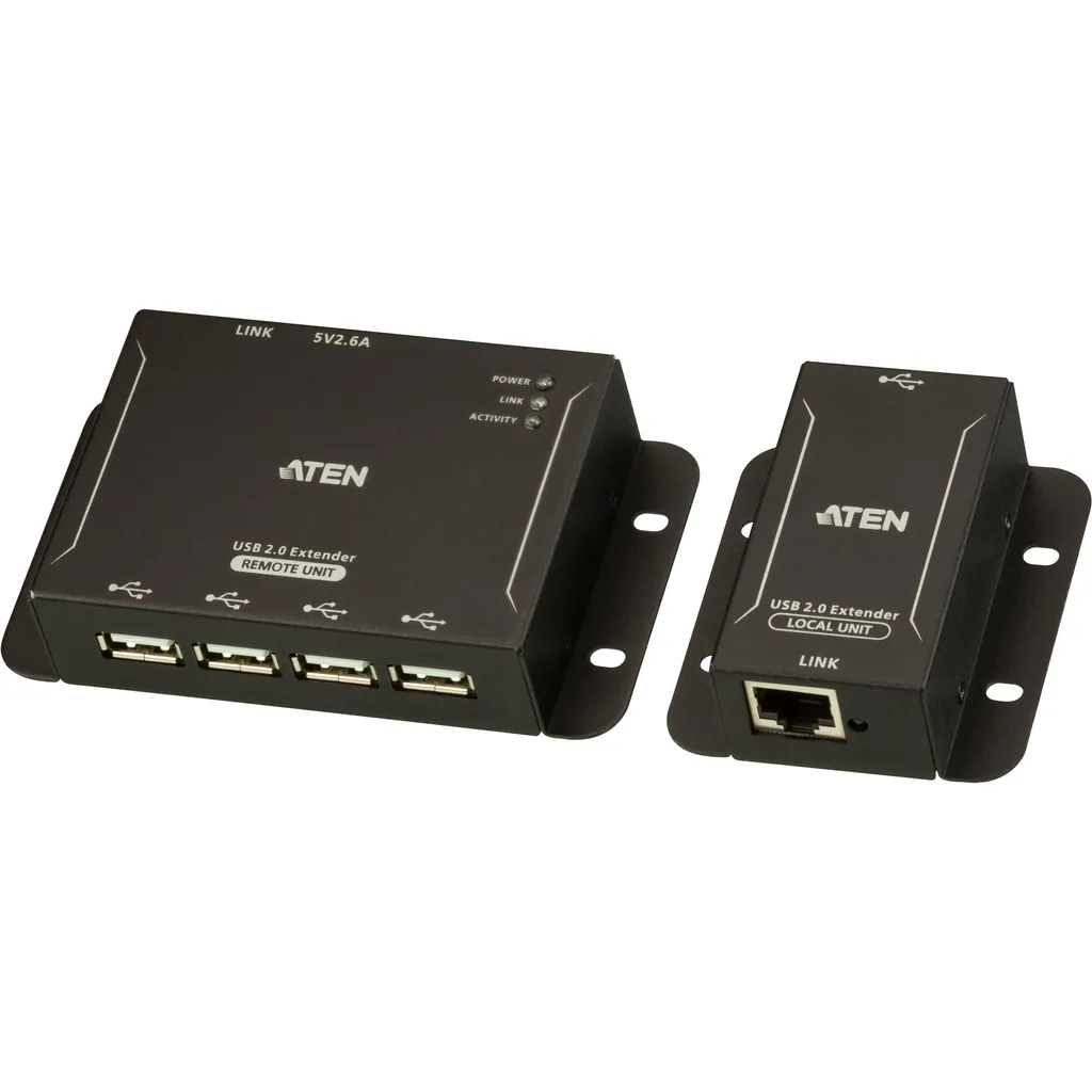 Extenseur USB sur RJ45 ATEN UCE3250 - Hub 4 ports USB 2.0 Cat.5 50m