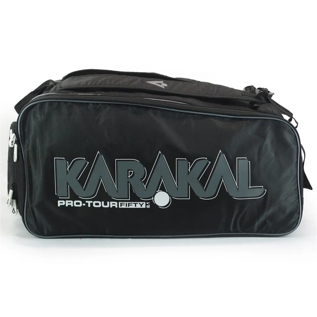 Sac à raquette blanc Karakal Pro Tour Fifty 2.1 grand format