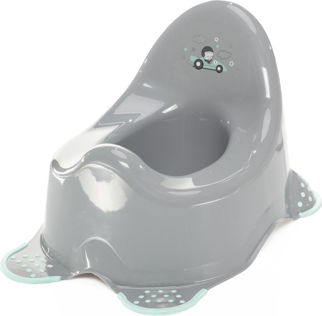 ZOPA Babytöpfchen „Racer“ Grau/Mint Produktbild 