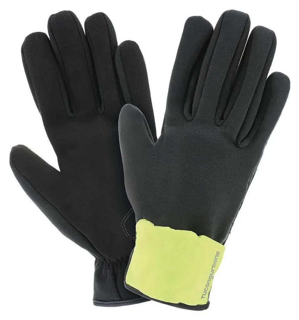 Gants moto été Tucano Urbano Roadster Noir en cuir souple taille XS-S