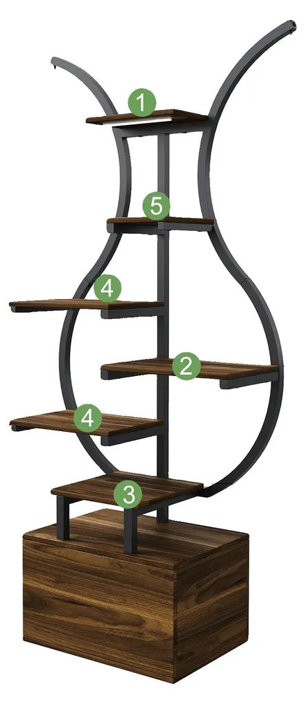 Étagères pour plantes stables : solution pour ranger vos pots de fleurs