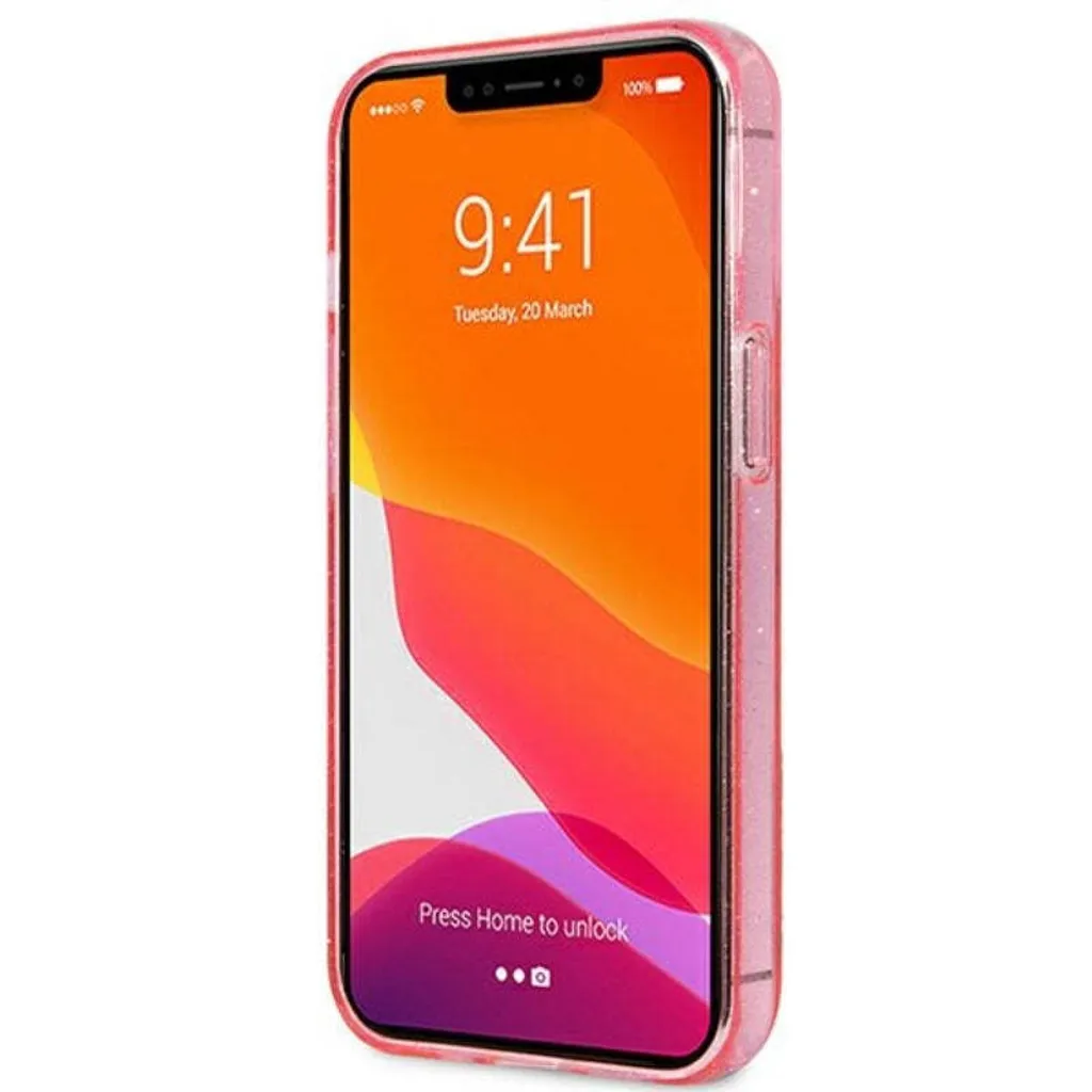 Guess GUHMP13LHTRMS iPhone 13 Pro / 13 6,1 strieborné tvrdé puzdro