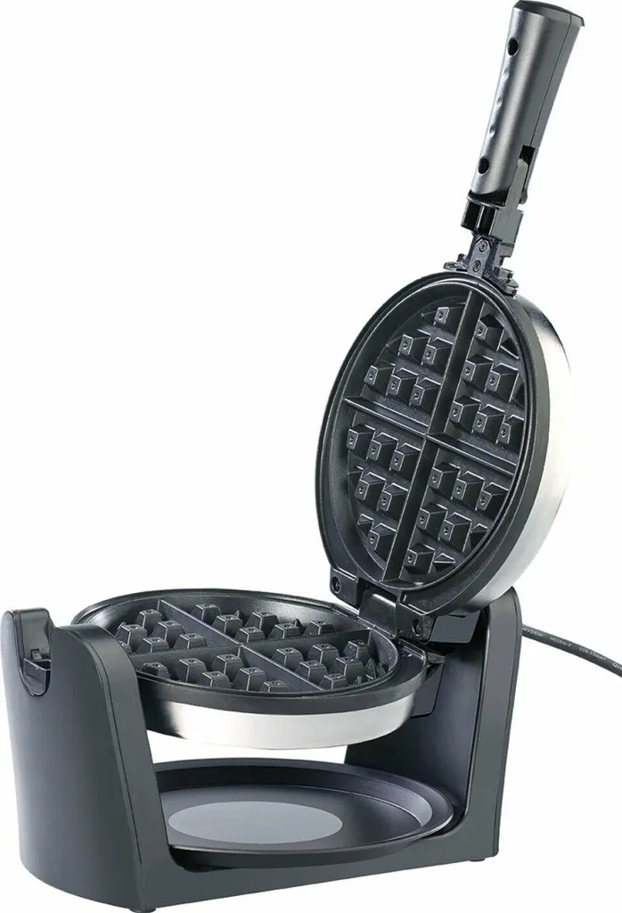 Gaufrier 1000 W en inox pour 4 gaufres croustillantes modèle XL-2024