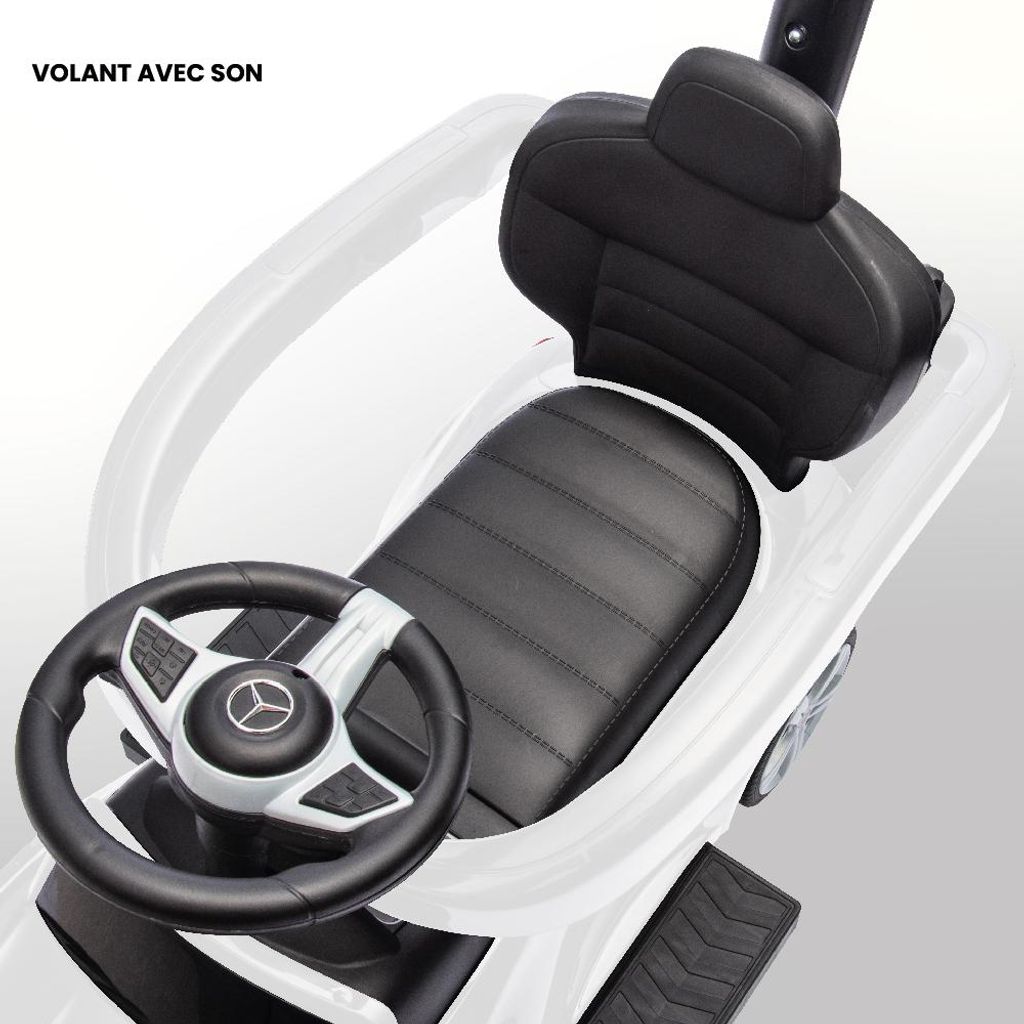 MERCEDES AMG C63 | Porteur voiturette évolutif bébé 12-36 mois | Volant