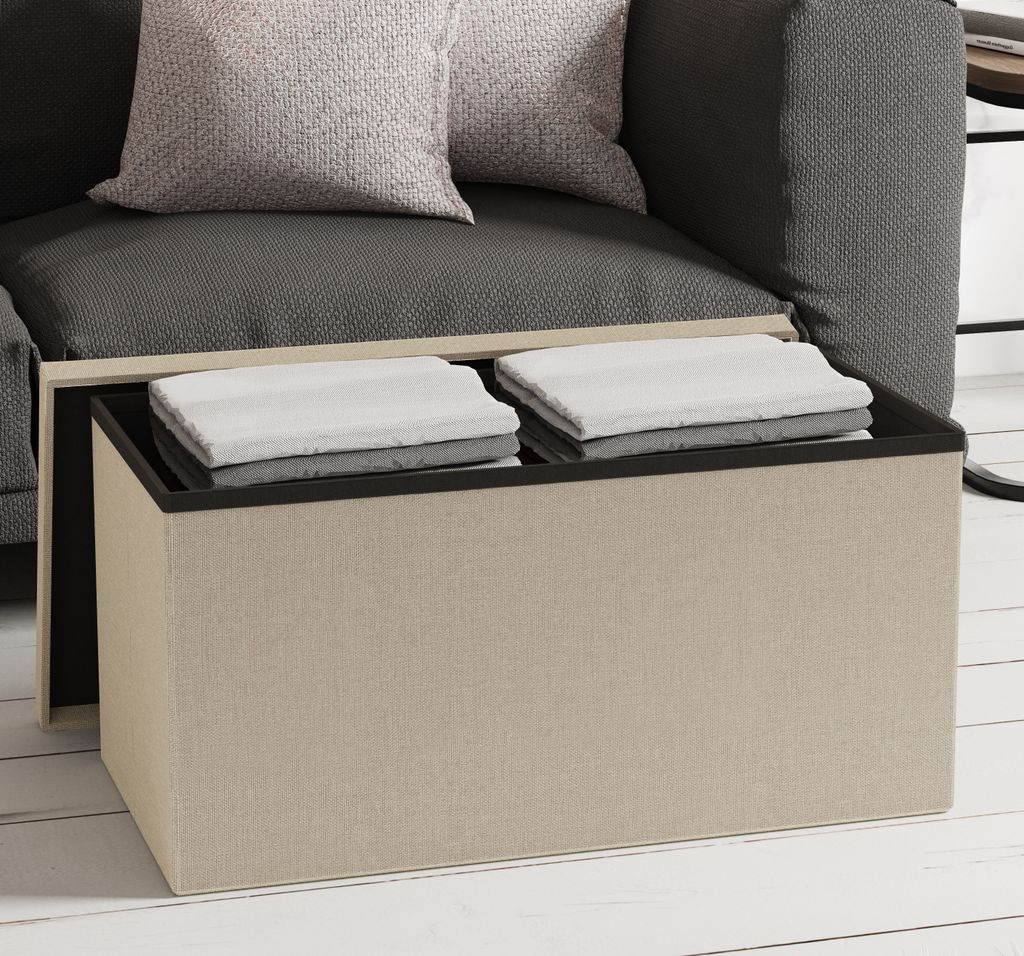 VCM Stoff Sitzbank | Maße ca. H. 38 x B. 76 x T. 38 cm | Produktbild 