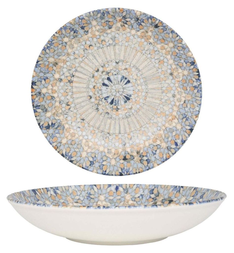 Bonna Tiefe Teller - Luca Mosaic - Porzellan - 25 cm Produktbild 