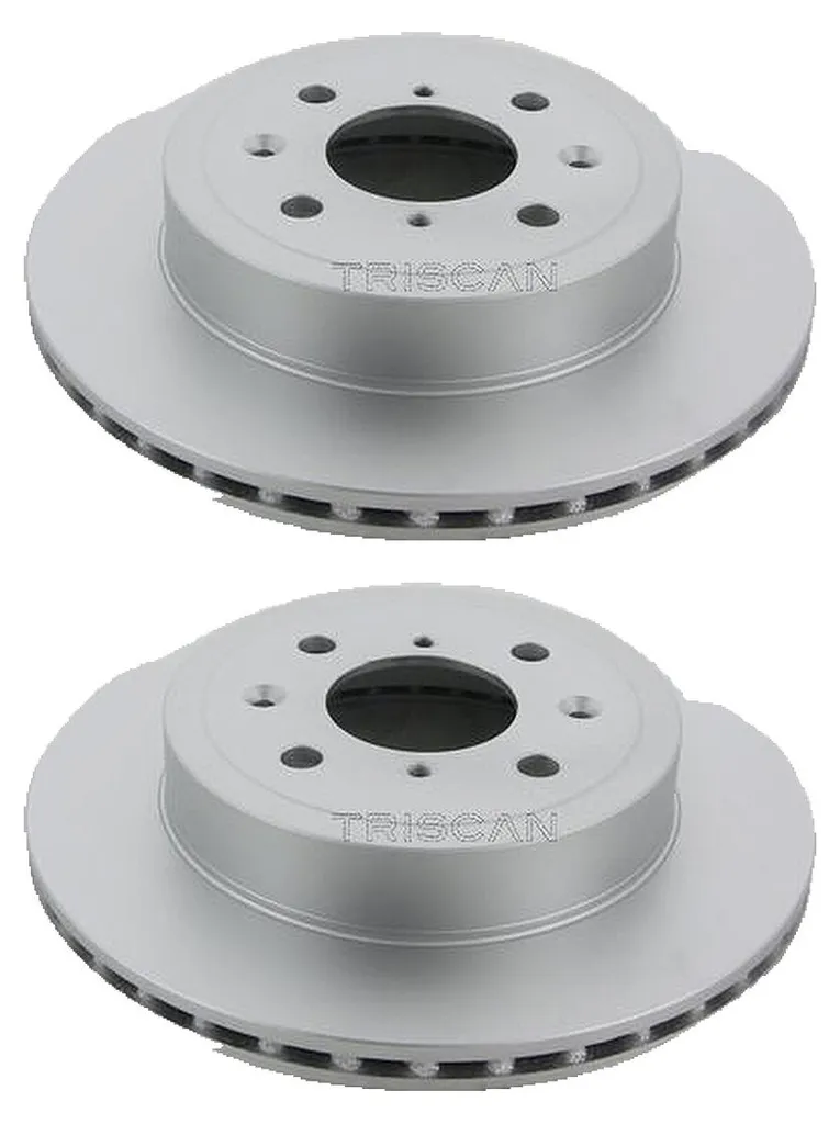 Paire de Disques de Frein Avant TRISCAN pour Suzuki Ignis et Opel Agila