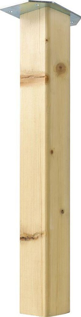 Hettich Tischbein Melta 5,0 x 42 cm Kiefer - 1 Stück Produktbild 