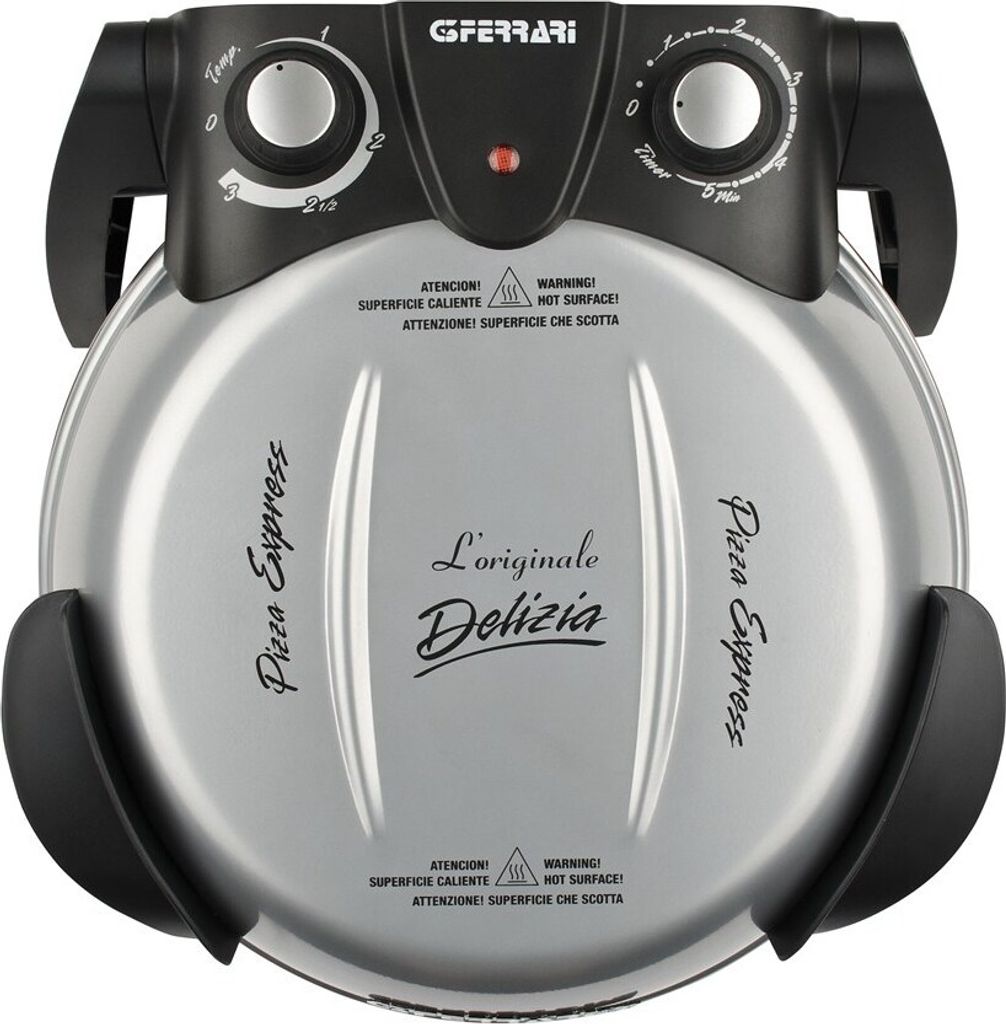G3FERRARi® Delizia Pizza-Maker silber, bis 400°C Produktbild 