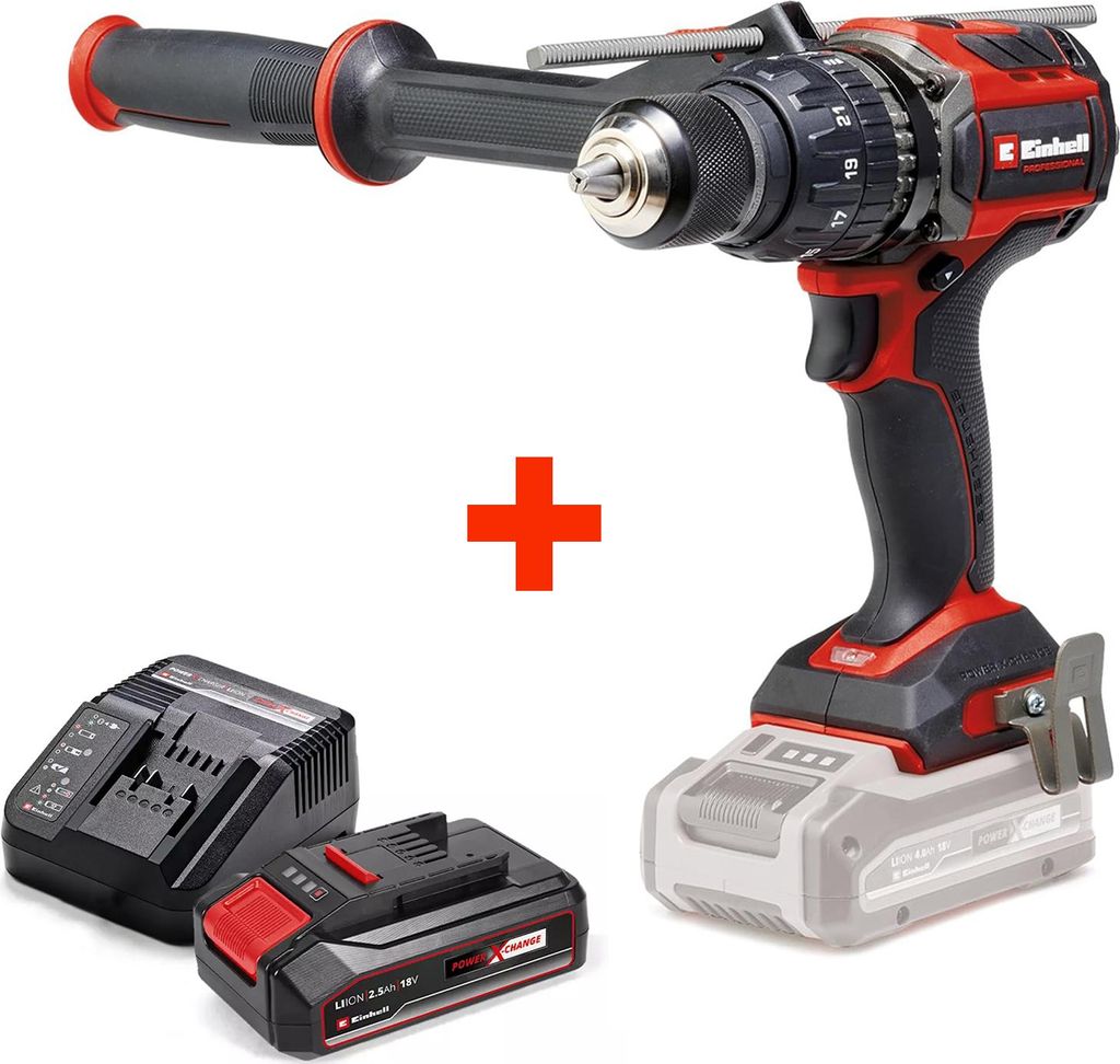 Einhell Akku-Schlagbohrschrauber TP-CD 18/120 Li-i BL + 2.5Ah Akku Starterkit