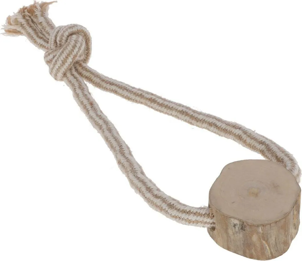 Jouet à Tirer pour Chien - Corde en Coton et Jute Résistante de 35 cm