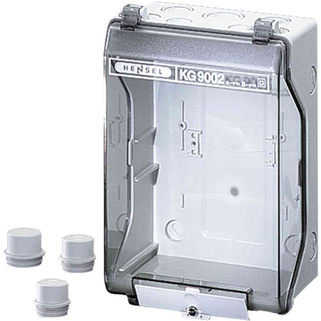 HENSEL Wandgehäuse IP65 Kst B168xH253xT115mm ET95mm