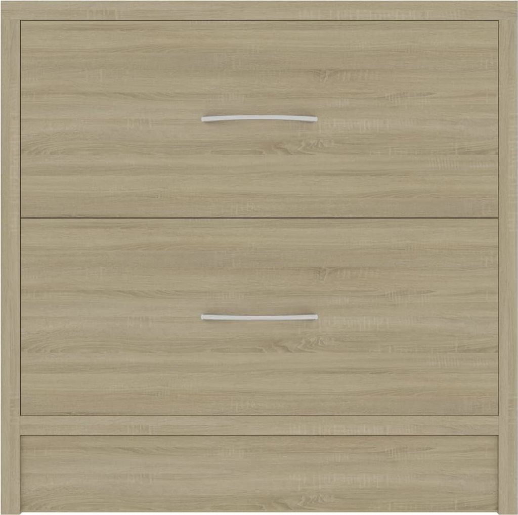 vidaXL Nachttische 2 Stk. Sonoma-Eiche 40x30x40 cm Produktbild 5