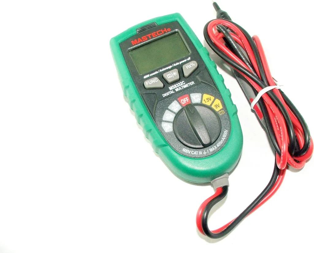 Multimètre numérique compact MS8332C pour mesures électriques et tests