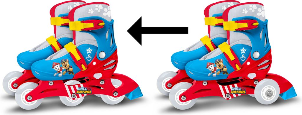 Nickelodeon Paw Patrol Nastaviteľné dva v jednom korčule Obrázok produktu 7