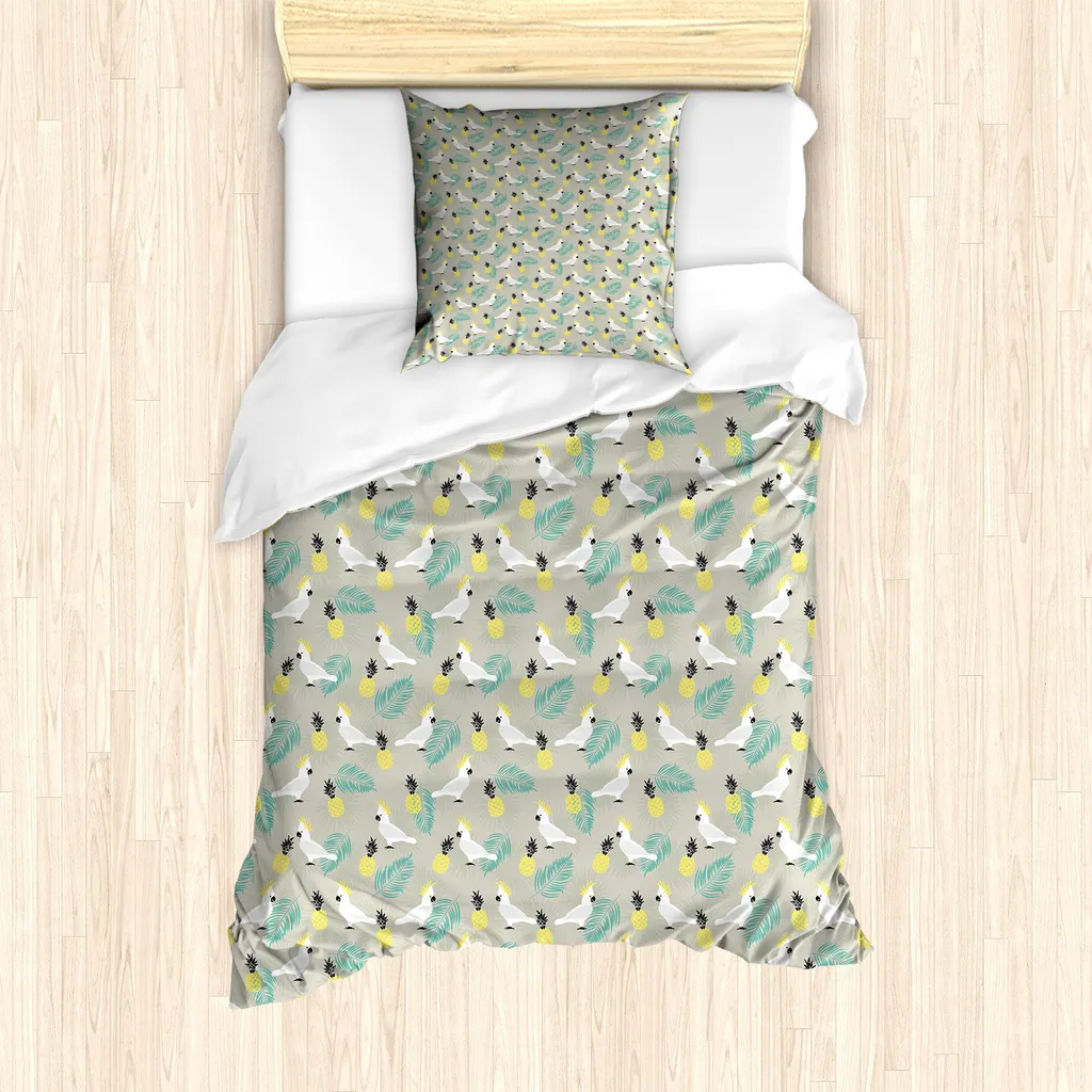 Set Letto Singolo ABAKUHAUS 135x200 Giallo - Spedizione Rapida