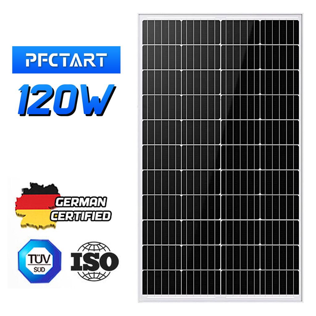 120W 12V solární panel solární modul PV solární článek mono Obrázek produktu 
