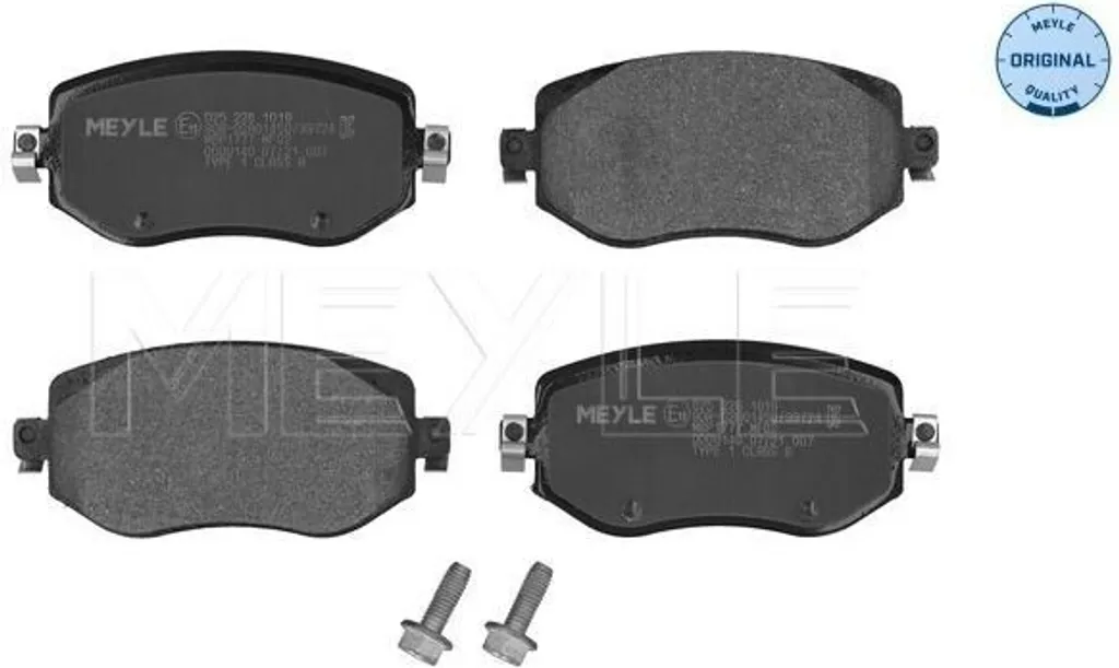 Plaquettes de frein avant pour Renault Megane IV usage ville et route