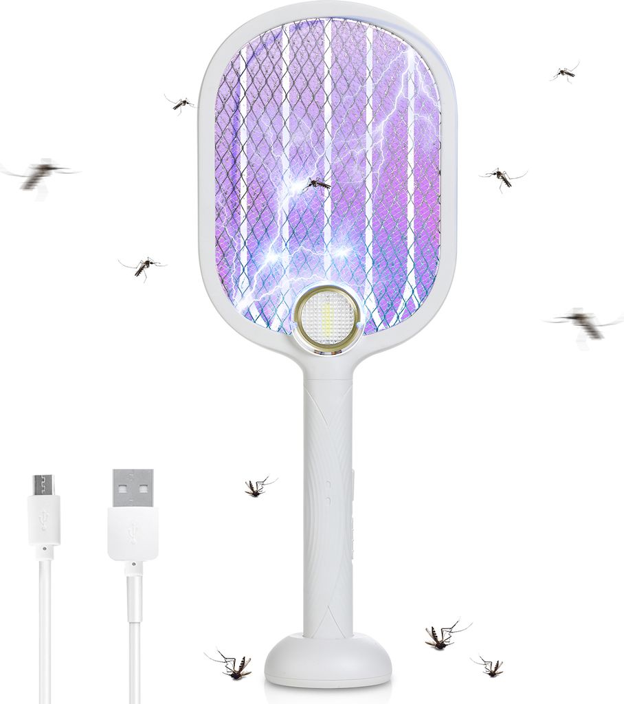 TolleTour 2 in 1 Elektrische Fliegenklatsche Fliegenfänger Produktbild 