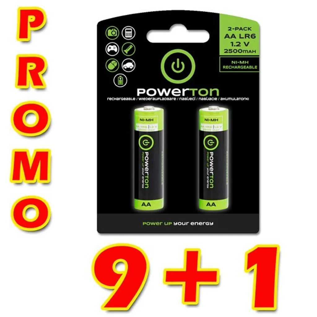 Pack de 20 Piles AA Rechargeables 2500mAh : Fini le Gaspillage 1.2V