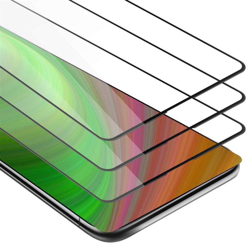 Cadorabo 3x Panzerglas Für Xiaomi Mi MAX 2 – 9H Härte, Transparent & Schwarz, Inkl. Anbringhilfe