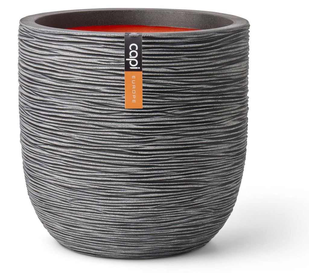Obal Capi Nature Rib NL - Planter Ball Anthracite, průměr Obrázek produktu 