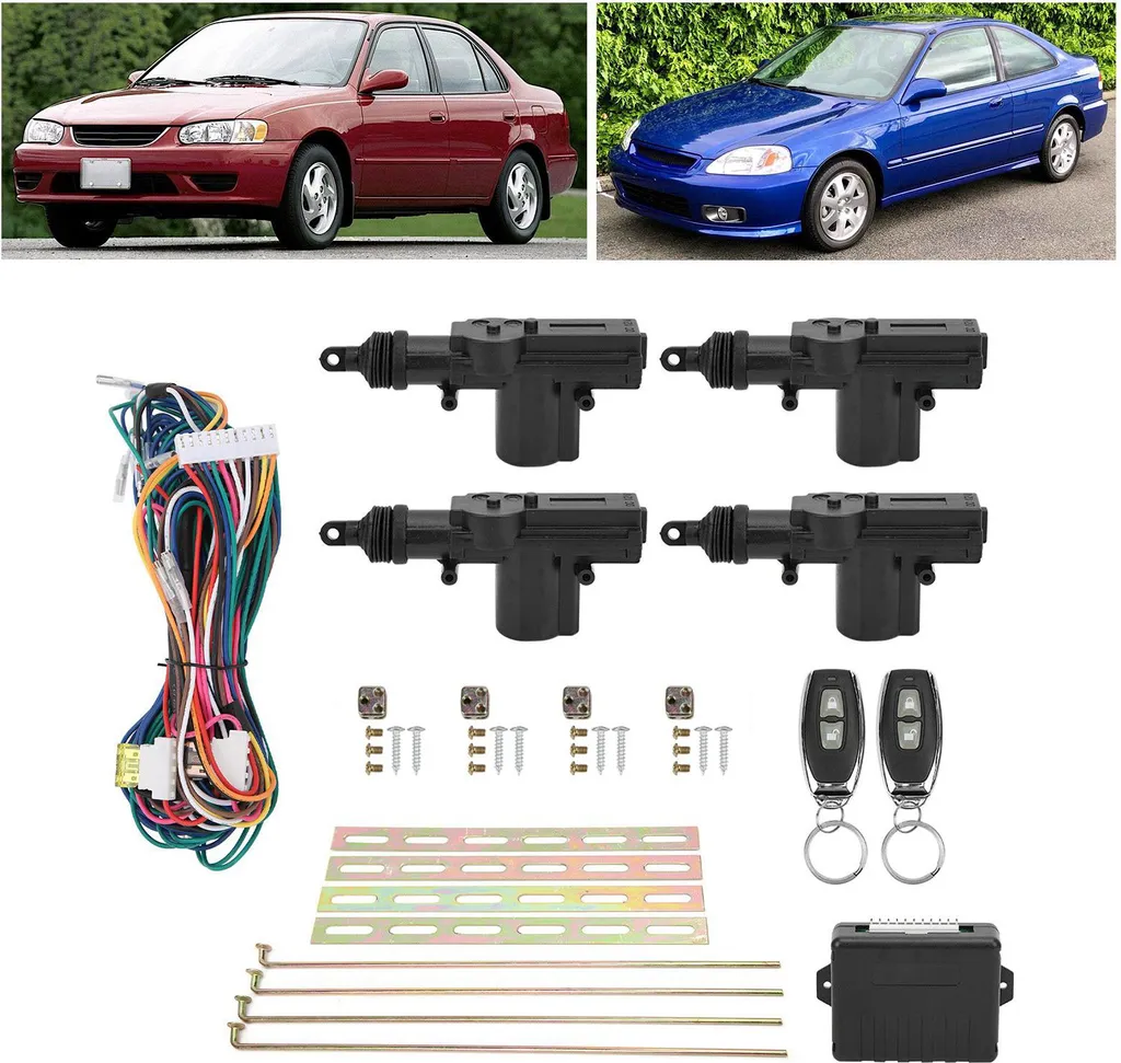 Kit Verrouillage Centralisé à Distance 12V avec 2 Télécommandes et LED - 3