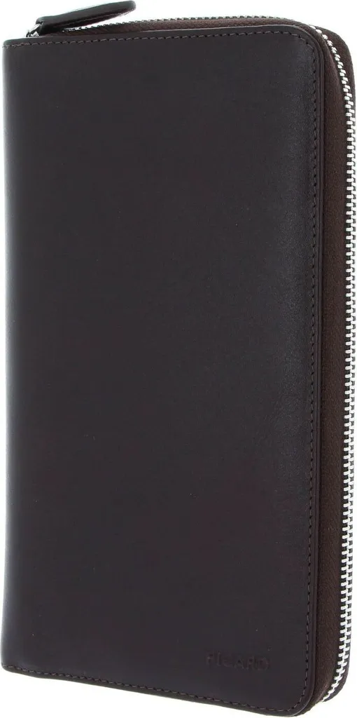 PICARD Apache Zip Around Wallet Kastanie : Portefeuille Cuir Brun Chic