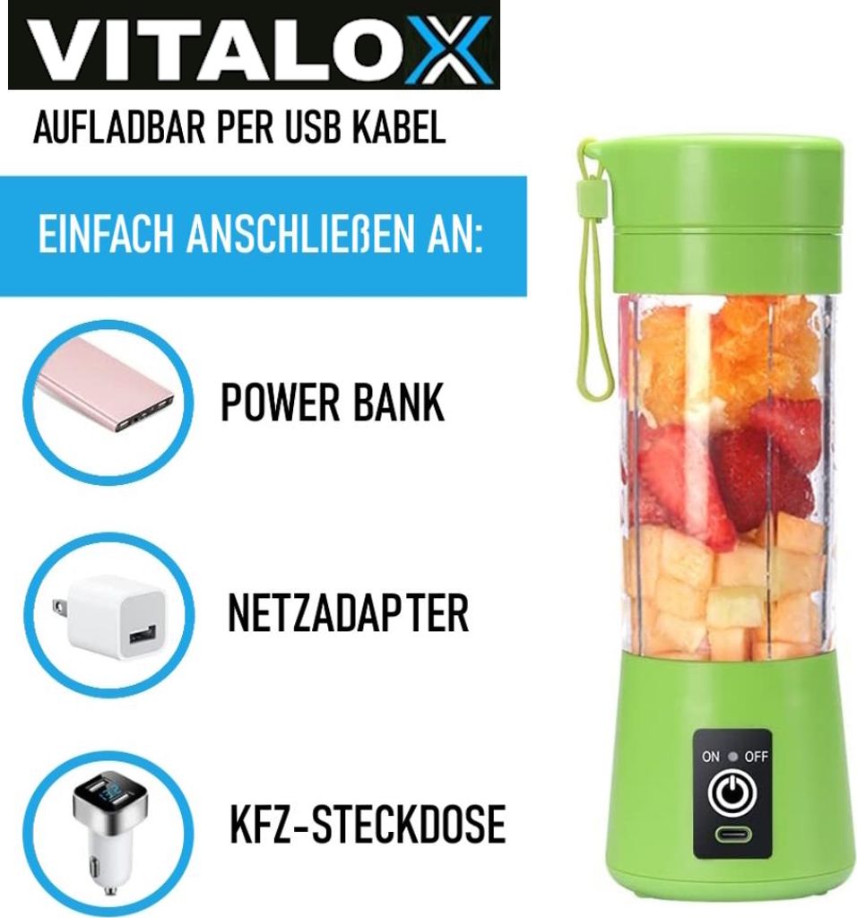 VITALOX Elektrický Smoothie Maker Stand Mixer Mini Mixer Obrázok produktu 5