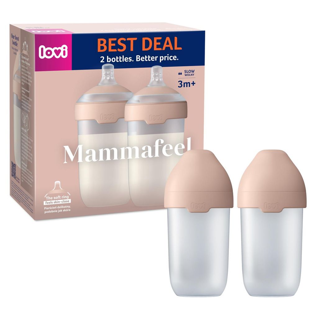 LOVI Mammafeel Babyflasche 250 ml Doppelpack 0596 Obrázek produktu 