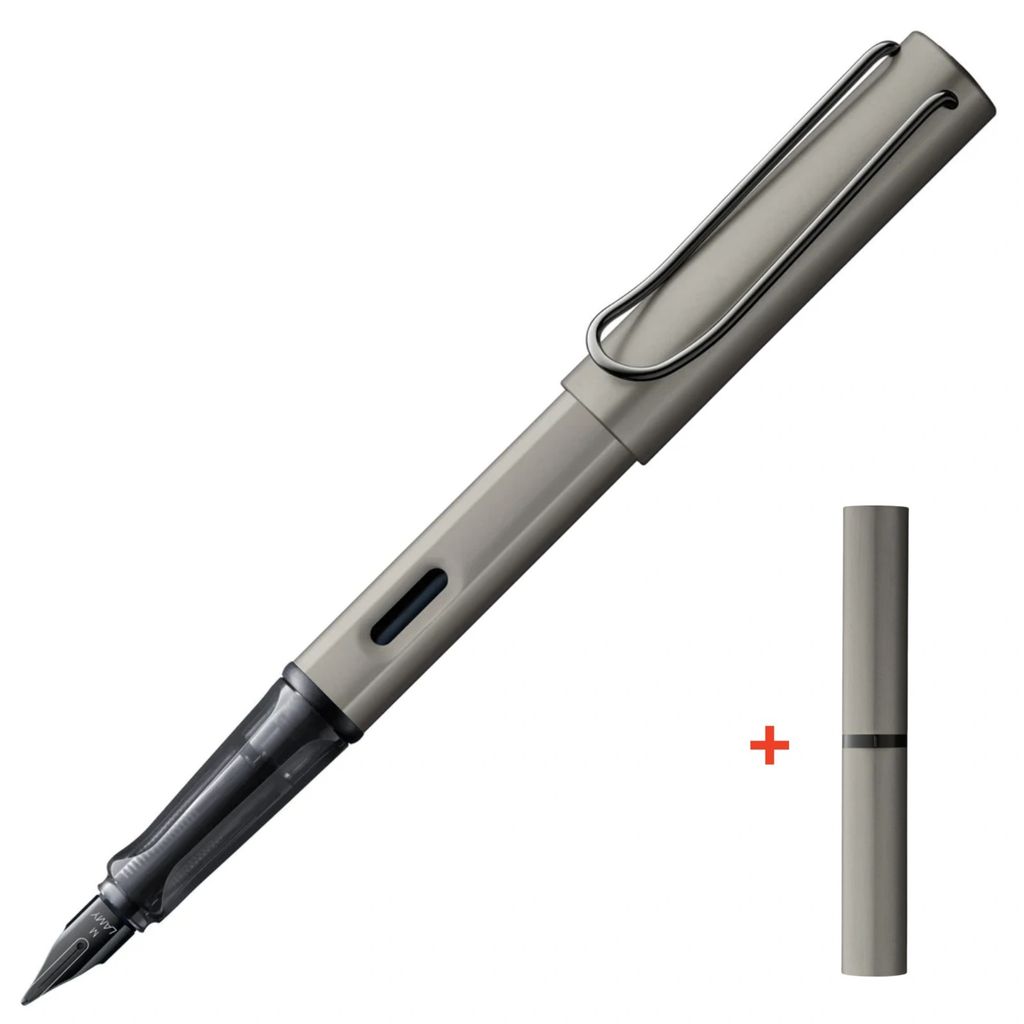 LAMY LX Füllfederhalter Feder F Premium Geschenk Hochwertige Verarbeitung Ruthenium