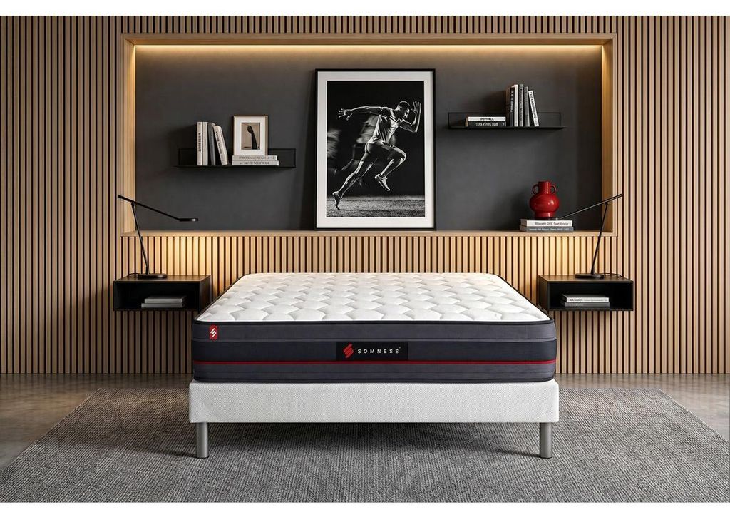 Matras 180x200 cm, traagschuim - Regen Productafbeelding 