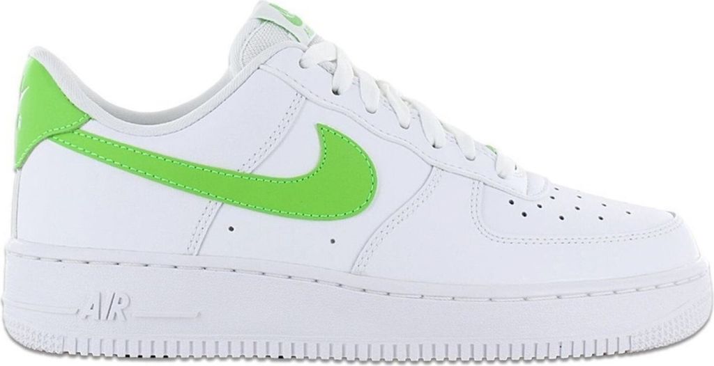 Nike Air Force 1 Low 07 (W) - Damen Schuhe Weiß-Grün DD8959-112 , Größe: EU 38 US 7