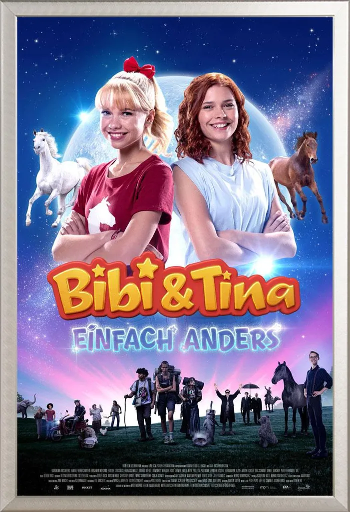Regalo Perfetto: Bibi & Tina Poster con Cornice Shinsuke Alluminio
