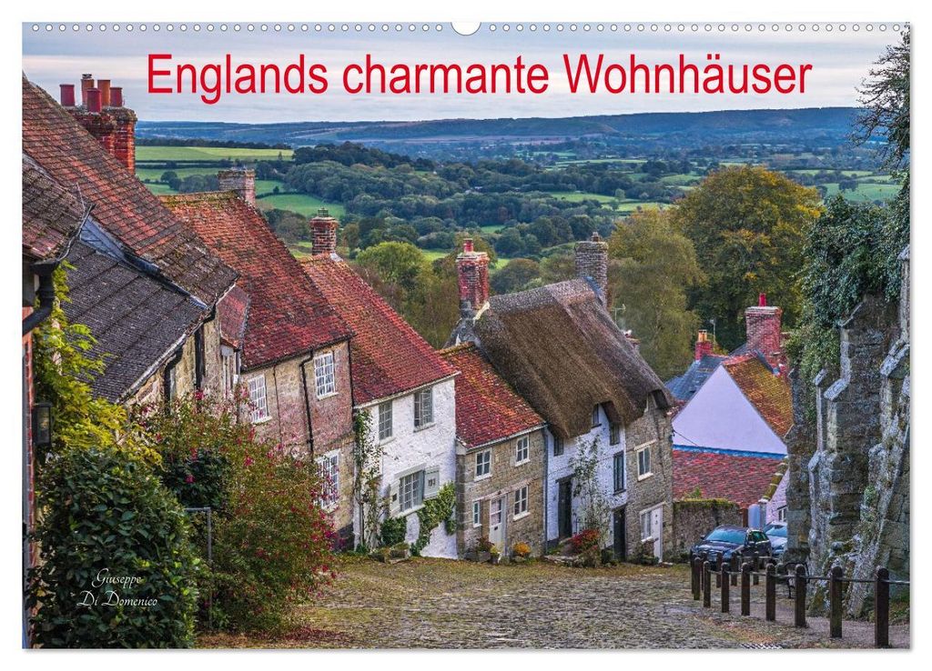 Englands charmante Wohnhäuser (Wandkalender 2027 DIN A2 quer), CALVENDO Monatskalender