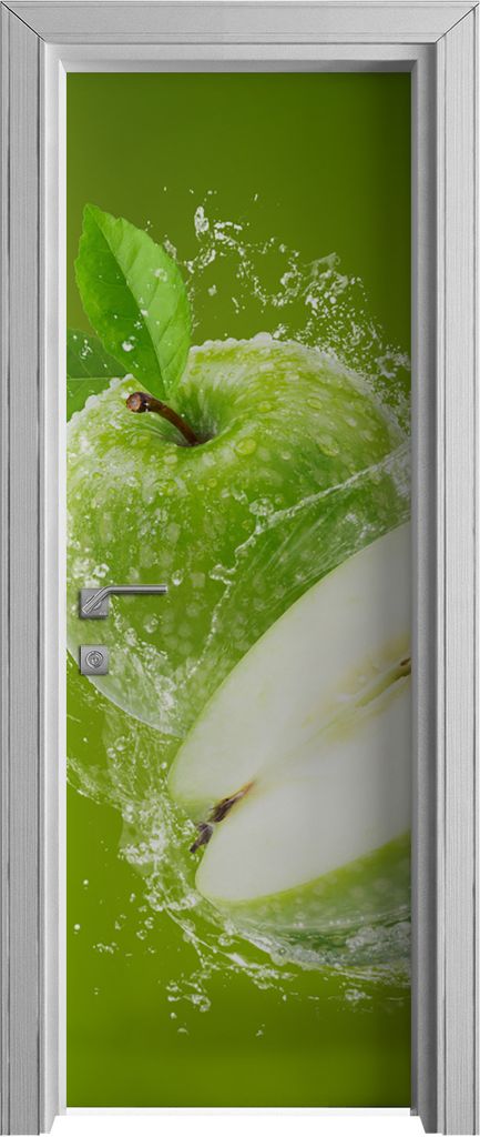 Tür Selbstklebende 70x210 cm Türfolie Türtapete Klebefolie - Früchte Spritzen