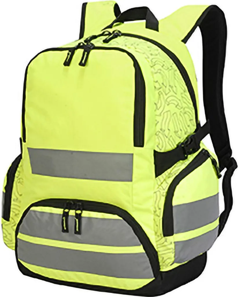 Sac à dos Shugon London Pro Hi-Vis BC3875 Jaune - Haute Visibilité