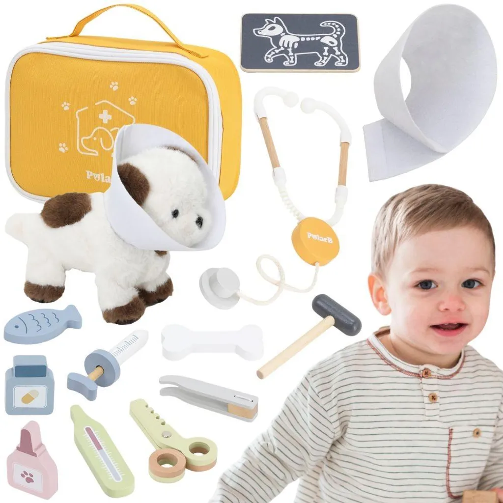 Kit de soins pour animaux Viga Polarb - Valisette de petit vétérinaire