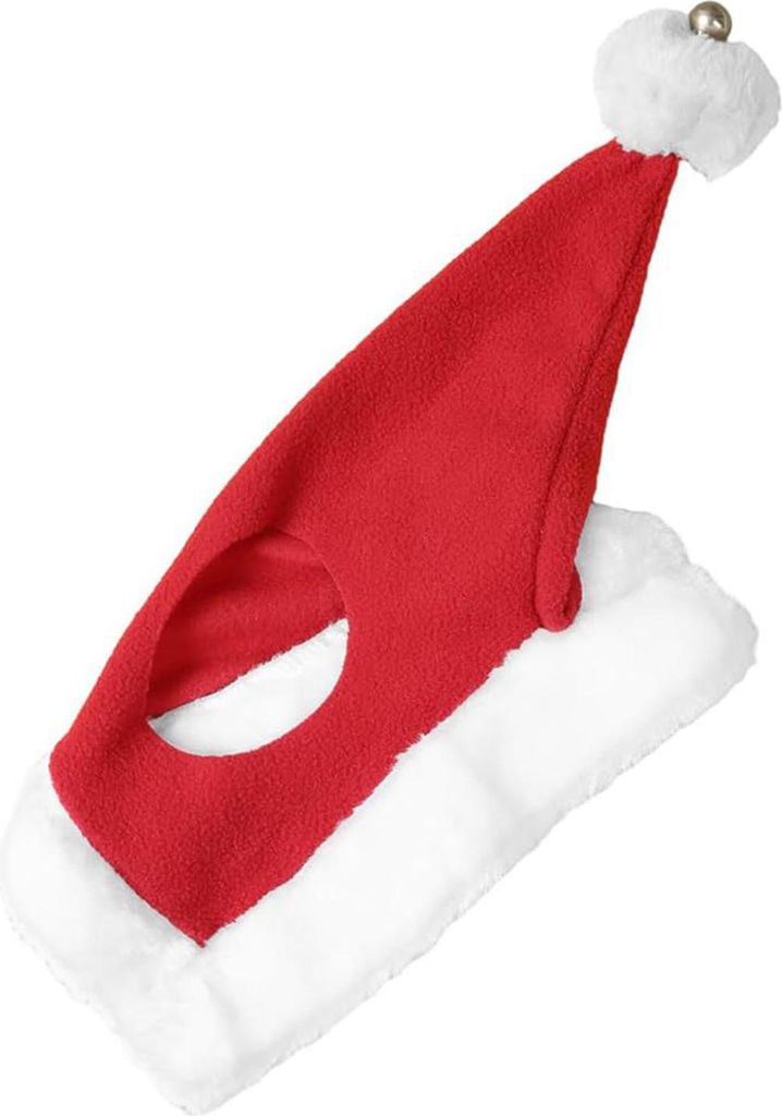 Weihnachtspferdemütze, universelle Wintermütze, dick, warm, roter Samt, Weihnachtsmannmütze, Weihnachtspferde-Dekoration, Kostümzubehör, Party...