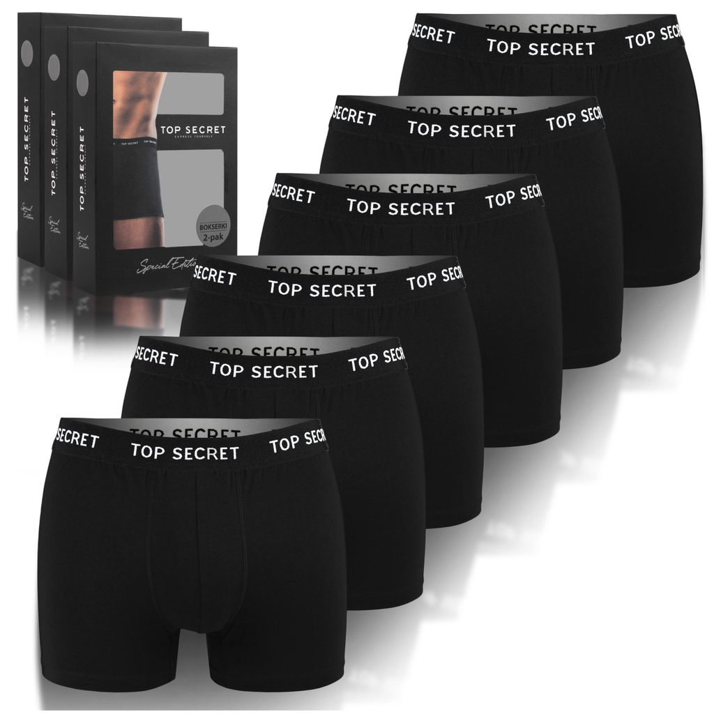 TOP SECRET Herren-Boxershorts im 6er-Pack aus Baumwolle, Produktbild 