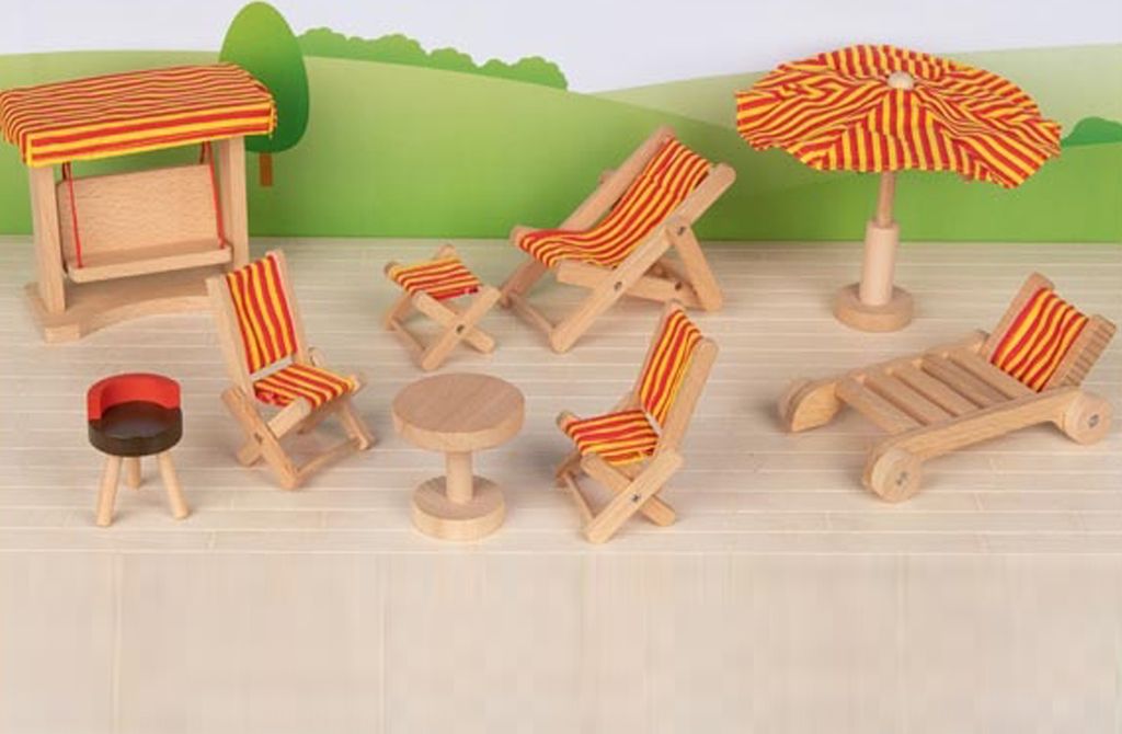 3 Pezzi Tavolo Da Pranzo E Set Di Sedie In Miniatura In Legno Bianco Modello Mobili Casa Delle Bambole | SHEIN ALIA