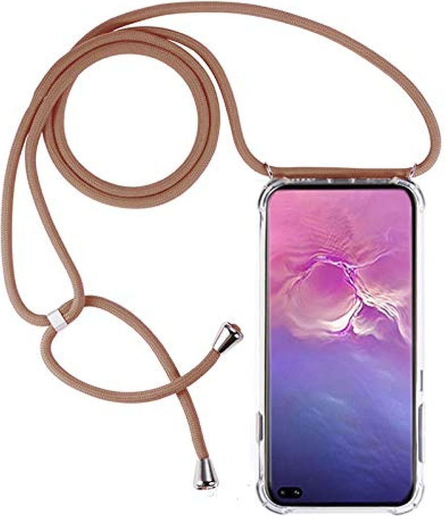 Cover mit Handykette für Samsung Galaxy S20 6.2 Zoll längenverstellbar Slim Schutzhülle Bumper Outdoor Handyhülle aus TPU Stoßfest Extra Schut...