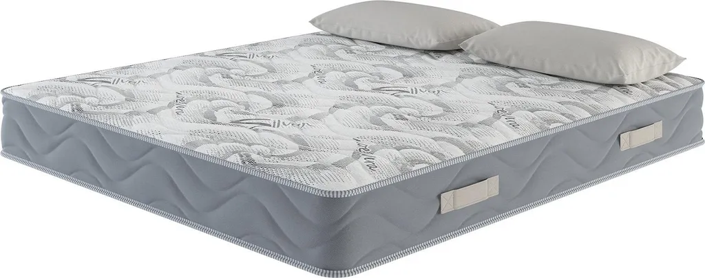 Matelas 80x200 épais de 25 cm blanc Weston à soutien ferme et sain