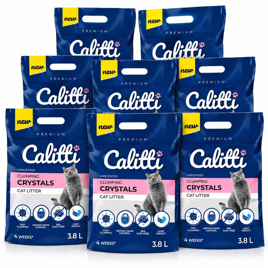 Litière agglomérante Calitti pour chats, à base de Image du produit 