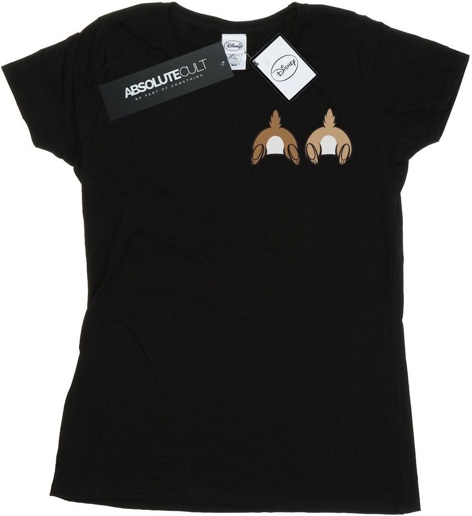 Disney - "Chip N Dale" T-Shirt für Damen BI15541 (XXL) (Schwarz)