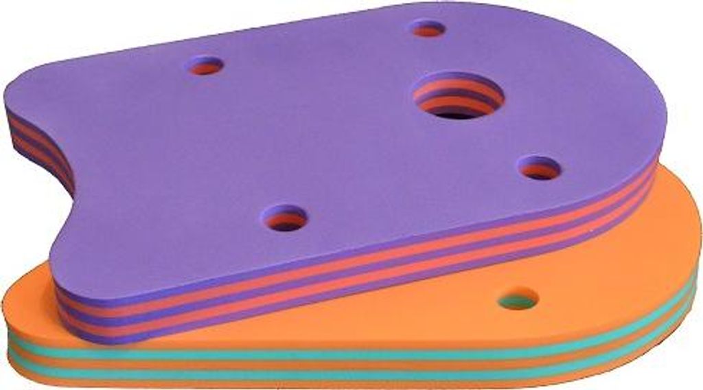 Schwimmbrett Klassik 480x300x38mm Baby, Kinder, Erwachsene - Stripes - Gestreift Lila Purple Violett
