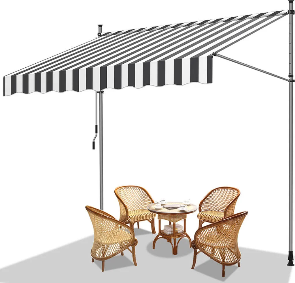 Tenda a Morsetto Jopassy 250 cm - Protezione Solare Senza Buchi