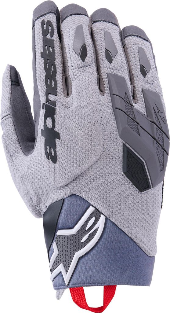 Alpinestars Durack Motorrad Handschuhe, dunkelgrau/hellgrau, XL