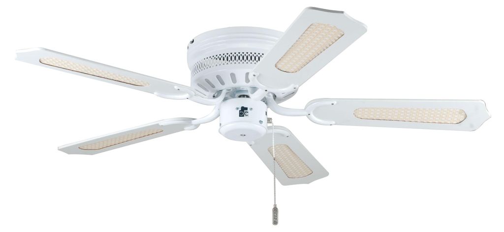 Ventilateur de plafond White Liane 132 cm avec chainette Image du produit 