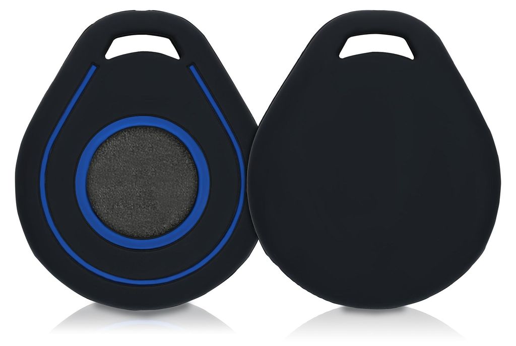 kwmobile Hülle für Harley Davidson Motorradschlüssel Hülle - Schutzhülle in Schwarz Blau - Silikon Schlüssel Cover - Transponder Schlüsselh...